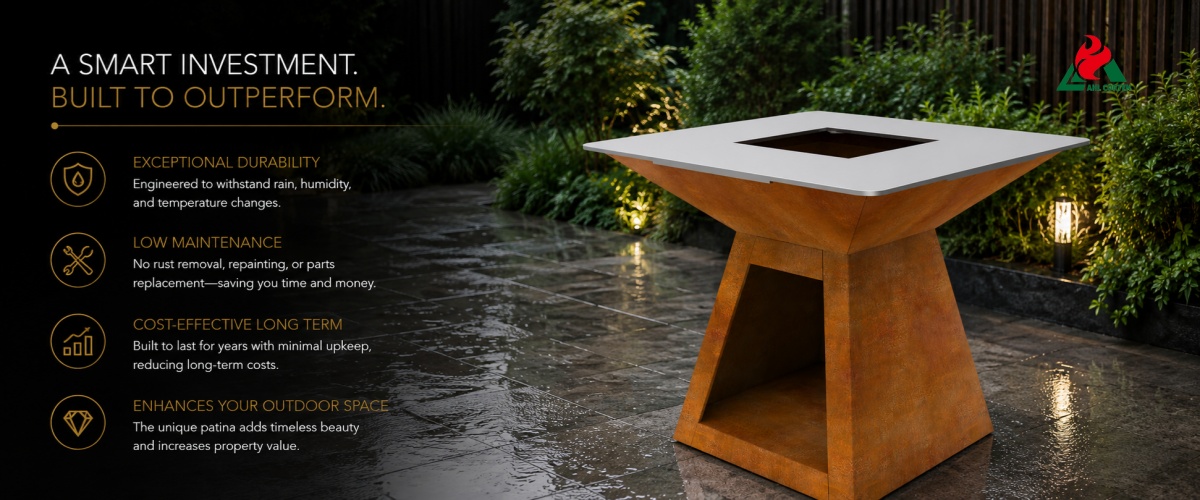 Why Is a High-Quality Weathering Steel Barbecue An Excellent Value-For-Money Investment